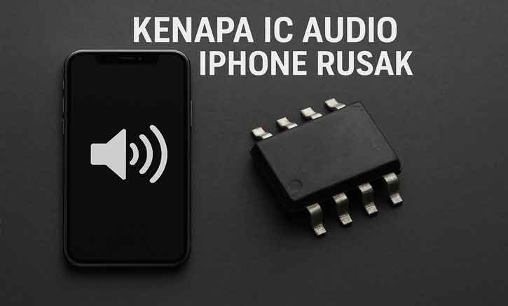 kenapa ic audio iphone rusak