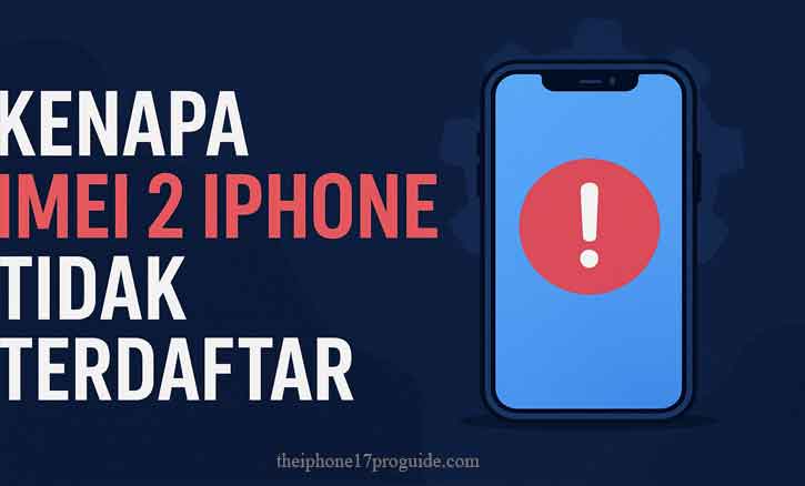 kenapa imei 2 iphone tidak terdaftar