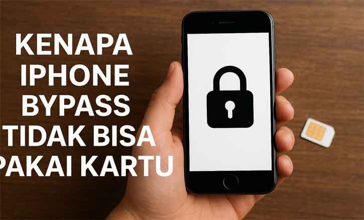 kenapa iphone bypass tidak bisa pakai kartu